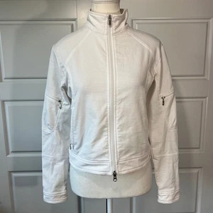 Chaqueta deportiva Nike Sphere para mujer con cremallera completa para correr ligera blanca S - Imagen 1 de 16