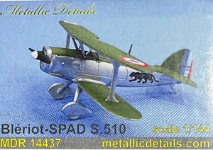 1/144 Interwar Fighter : Beleriot-SPAD S.510 [France] #14437 : METALLIC DETAILS - Bild 1 von 3