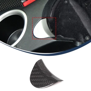 Real Carbon Fiber Car Armrest Switch Button Trim Cover For Nissan 370Z 2009-2020 - Picture 1 of 7