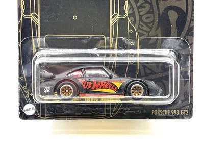Hot Wheels 55th Anniversary Black Gold Porsche 993 GT2 SUPER CUSTOM WHEEL SWAP  - Image 1 of 4