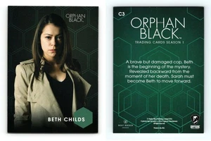 Beth Childs #C3 Orphan Black Season 1 Cryptozoic 2016 Character Bios Card - Picture 1 of 1