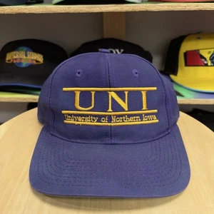 Sombrero de Colección Años 90 The Game UNI Norte de Iowa - Púrpura - Gorra Snapback - ¡LIMPIO! - Imagen 1 de 6