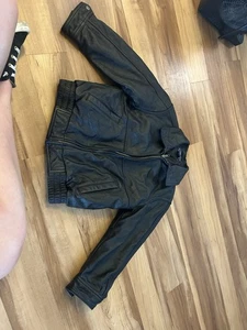 Class ClubGenuine Leather Kids Jacket. Size 8/10 Excellent Condition - Picture 1 of 5