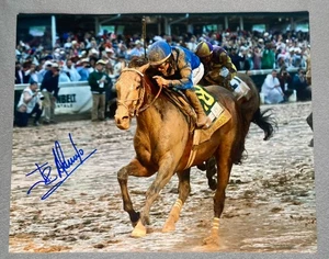 AUTOGRAFO JOCKEY JUNIOR ALVARADO FOTO 8x10 2025 sovranità kentucky derby #3 - Foto 1 di 1
