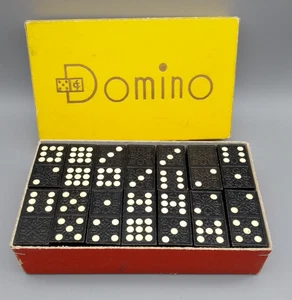 DDR VERO Domino-Spiel Kunststoffsteine 56 Steine mit OVP - Picture 1 of 7