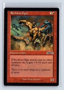 RECKLESS OGRE – MTG Magic the Gathering Card – Exodus – Common - Picture 1 of 6