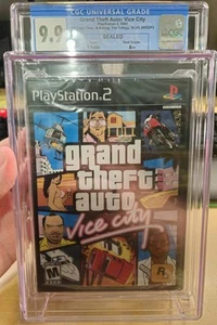 Grand Theft Auto: Vice City (Sony PlayStation 2, 2002) CGC GRADED 9.9 A++ - Foto 1 di 4