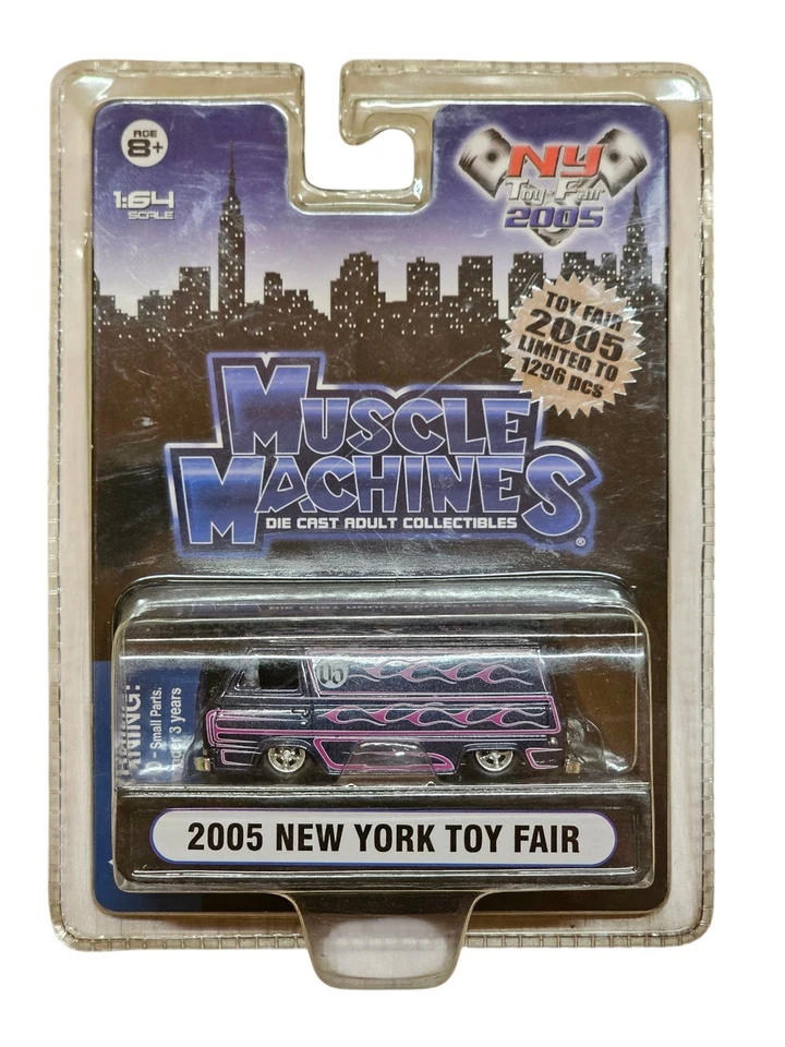 Muscle Machines 1/64 Ford Van New York Toy Fair 2005 - 71161 - 1296 pcs Limited - Immagine 1 di 2