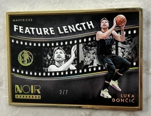 2023-24 Panini Noir - Feature Length Gold Frame #261 Luka Doncic /7 - Bild 1 von 2
