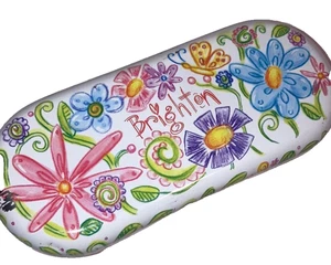Eine Brighton Sonnenbrillendose Metalldose mit Blumenmotiv nur gebraucht - Bild 1 von 5