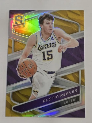 2023-24 Panini Spectra Austin Reaves Gold /10 #22 Lakers  - Image 1 of 2