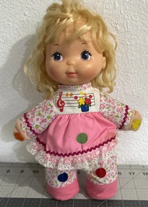 Vintage Mattel 1974 Doll Love Notes Squeeze SOUNDS WORK Violet Eyes Blonde Hair - Picture 1 of 14