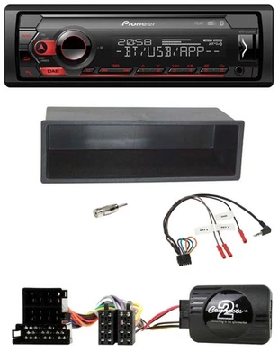 Pioneer Lenkrad USB DAB Bluetooth Autoradio für VW Passat Golf IV Polo schwarz - Bild 1 von 4