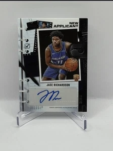 2025-26 JASE RICHARDSON Topps Nuevo Solicitante Autógrafo RC - Orlando Magic - Imagen 1 de 2