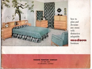 1952 Heywood Wakefield Modern Furniture Catalog 32 pages MCM Vintage ORIGINAL - Picture 1 of 8