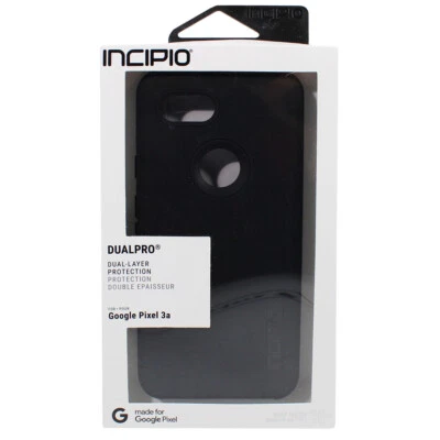 Incipio Dualpro Series Rugged Slim Case For Google Pixel 3a - Black - Image 1 of 2