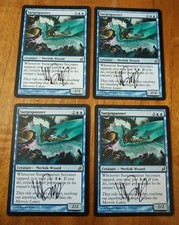 MTG 4X LORWYN SURGESPANNER NM SIGNED BY ARTIST WARREN MAHY MAGIC THE GATHERING