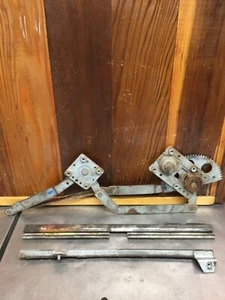 MG Midget & Sprite • Original LH Door Window Regulator w/ Channels,Used. KMG1267 - Picture 1 of 13