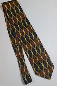 Corbata de cuello Clotherie Phoenix para hombre 100 % seda geométrica puntiaguda formal 64" x 3,75" - Imagen 1 de 7