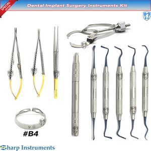 Micro Blade Scalpel Castroviejo Set Tunneling Procedure Kit Rubber Dam Clamp - Picture 1 of 1