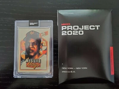 Topps Project 2020 #365 Willie Mays by Matt Taylor Silver Artist Proof #17 of 20 - Image 1 of 3