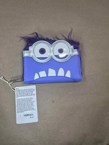 Universal Studios Exclusive Loungefly Purple Minion Wallet NWT! - Picture 1 of 11