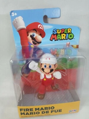 Новый новом Super Mario Bros огня Mario 2,5 дюйма фигурка Jakks Pacific совершенно новый.  - Изображение 1 из 4