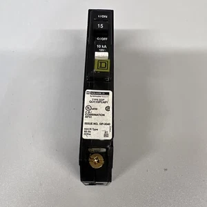 Square D QO115PCAFI 15Amp 1 Pole 120V Plug In Arc Fault CAFI Chipped - Picture 1 of 6