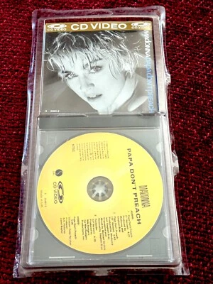 MADONNA SEALED GOLD PAPA DON'T PREACH LONGBOX CD & MUSIC VIDEO PROMO MADE IN UK - Bild 1 von 4