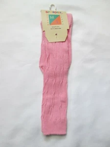 NEW Gymboree Vintage M/L COTTON CANDY Pink Tall Cable Knit Socks 3-5yr 9-11 - Picture 1 of 4