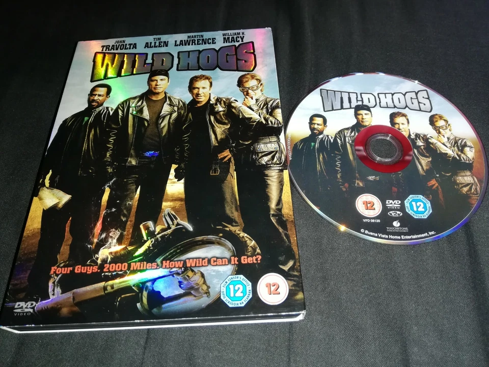 WILD HOGS DVD JOHN TRAVOLTA TIM ALLEN MARTIN LAWRENCE WILLIAM MACY MARISA TOMEI - Image 1 of 1