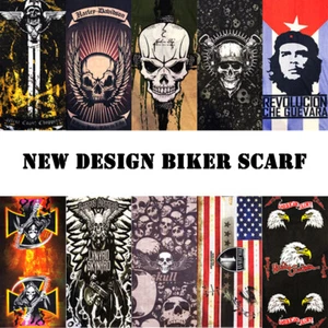 Skull Biker Balaclava Tube Snood Multi Scarf Face Mask Neck Warmer Bandana Ski - Picture 1 of 18
