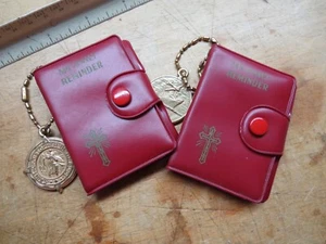 1-MY DAILY REMINDER CATHOLIC IN CASE W/ST CHRISTOPHER IN RED 1980s 90s CUTE BOOK - Bild 1 von 12