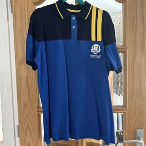 Ryder cup gleneagles 2014 blue golf top polo shirt size XL - Picture 1 of 3
