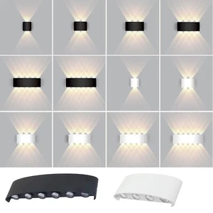 Modern Up Down LED Wall Sconce Light Nordic Waterproof Lamp 12W Outdoor Decor RE - Picture 1 of 12