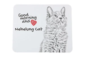 Nebelung Tapis de Souris Avec Chat Art-Dog - Photo 1/7