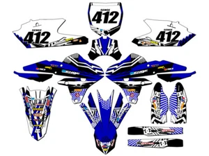 2014-2018 fits CYCRA POWERFLOW YZ 250 F 4-STROKE MAYHEM Blue Senge Graphics K... - Picture 1 of 10