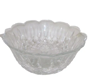 Waterford Crystal Bowl - 9" x 4" - Centerpiece Salad Fruit Clear Glass - Bild 1 von 11