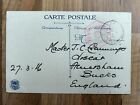 Ww1 Postcard Oas Passed By Censor Arras Cathedral France To Amersham Bucks