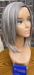 RIVER Perücke von RENE OF PARIS LACE FRONT LACE PART HITZEFREUNDLICH SALT & PEPPER MR - Bild 1 von 15