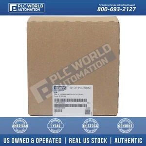 Siemens 6EP1334-3BA10 SITOP PSU200M Power Supply, 120/230-500 VAC, New Sealed - Picture 1 of 7