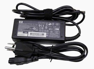 New Genuine HP 65W Smart AC Adapter EDA94AA#ABA Model- PPP009C W/Cable Adapter - Picture 1 of 7