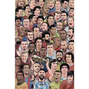 Football Legends Poster - Brand New 91.5 x 61cm Maxi Poster - Soccer's Greatest - Picture 1 of 2