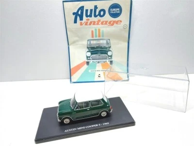 Austin Mini Cooper S Verde del 1965 - 1/24 Auto Vintage Centauria - Immagine 1 di 3