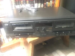 TECHNICS RS-TR232 Stereo Double Cassette Deck Player Recorder 1992 JAPAN TESTED - Picture 1 of 8