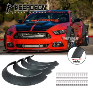 Fender Flares Set Extra Wide Body Kits Wheel Arches Cover for Ford Mustang GT - Picture 1 of 10