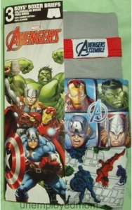 Boys Boxer Brief Avengers Marvel Underwear - Picture 1 of 5