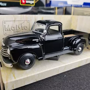 AUTO MAISTO SPECIAL EDITION CHEVROLET 3100 PICK UP 1950 NERO 1:25 IN SCATOLA - Foto 1 di 12