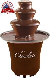 Máquina De Chocolate Fondue Fuente Eléctrico Para Cocinar Dulce Hogar Fiesta NEW - Picture 1 of 7