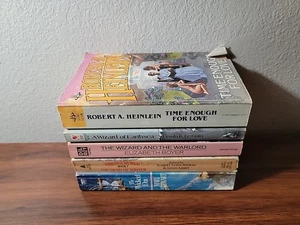 5 Vintage paperback books PBs Scifi Science Fiction Fantasy Ursula K. Le Guin - Picture 1 of 6